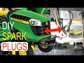 How To Change Spark Plugs On John Deere D130 D140 22HP 2011 - 2017