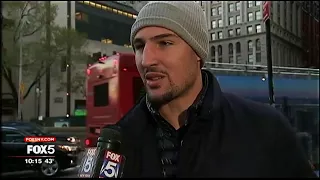 Klay Thompson gives interview on scaffolding