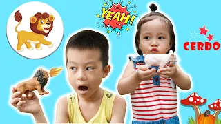 sonidos de animales  canciones de animales para niños de 2 a 3 años | Bibon KidsTV