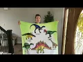 Review of AMZKIKI Dinosaur Blanket for Boys Toddlers 40x55 Inches Soft Fleece Kids Throw Blanket