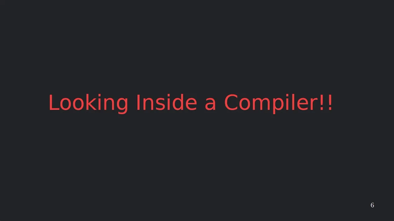 C++ Compiler Construction - Early Insights and Running It in the Browser - Abhilekh Gautam