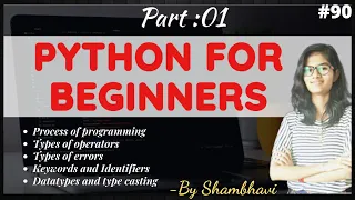 Python for beginners 01 operators errors keywords and identifiers datatypes In English