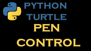 Python Turtle Lessons 7 Pen Control