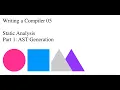 Writing a Compiler 05
