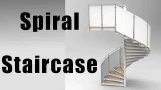 How to create Spiral Stairs in Blender 2 9 tutorial Simple Staircase