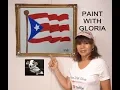 HOW TO PAINT THE PUERTO RICO FLAG WITH GLORIA