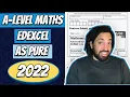 2022 Edexcel AS Maths Pure Paper Walkthrough