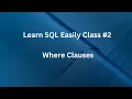 Learn SQL Easily Class SQL for Beginners