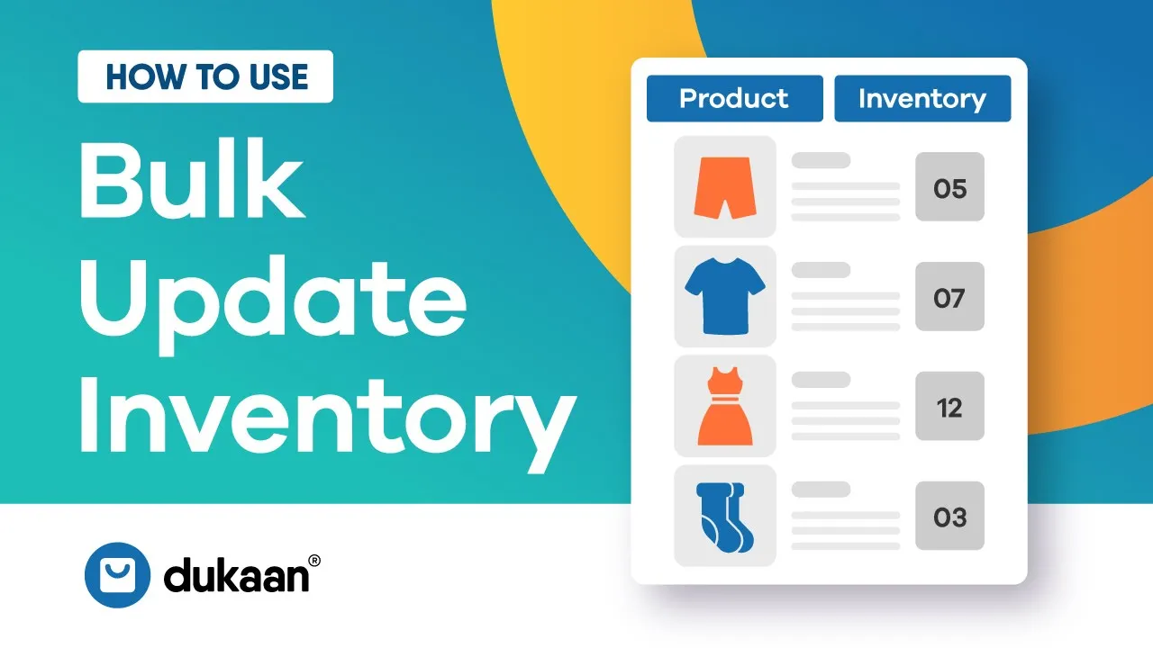 How to Bulk Update Inventory for Variants and Prices | Dukaan Tutorials