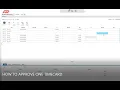 ADP How To Approve One Timecard