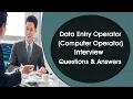 Data Entry Operator Interview Questions and Answers