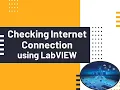 Checking the INTERNET connection using LabVIEW
