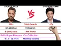 Salman Khan VS Shahrukh Khan Full Comparison Total Awards Net Worth Monthly Income