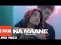 Na Maane (lyrics song):  Aryan Katoch | Xtan Nick | P @ S Official