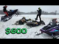 We Bought 600 Old Snowmobiles and they RIP