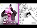 Inside Out Side by Side Abstract Thought Scene Storyboards vs Film