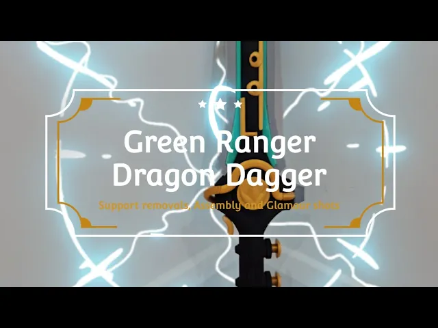Green Ranger Dragon Dagger - Mighty Morphin Power Rangers video thumbnail
