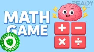 Math Game - Unity Game Source Code Full Project