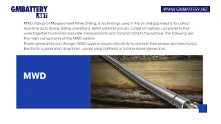 What are the components of an MWD system