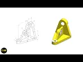 Ejector Bracket in SolidWorks SolidWorks Tutorial Part Design Part No