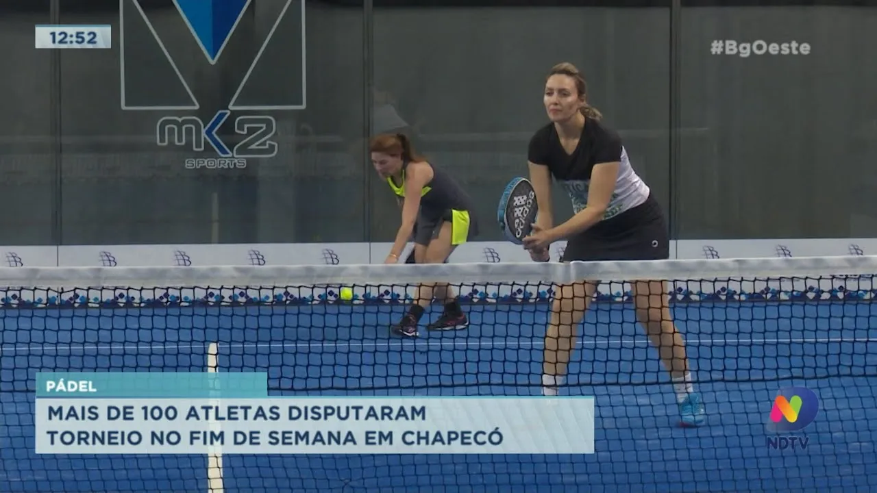 Mais de cem atletas disputaram torneio de Padel no fim de semana em Chapecó