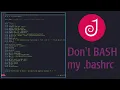 My bashrc and the command prompt