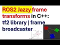 ROS2 Jazzy Frame transforms in C tf2 library package and frame broadcaster in C from scratch