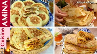 سلسلة متنوعة لاربع 4 وصفات رائعة من البطبوط والمسمنر لمائدة الفطور والسحور 