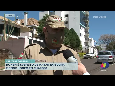 Homem é suspeito de matar a ex-sogra e ferir homem em Chapecó