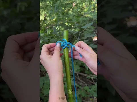 Never struggle to reach dropped items again! 🪢 unbelievable smart stick & knot trick