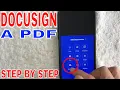 How To DocuSign A PDF