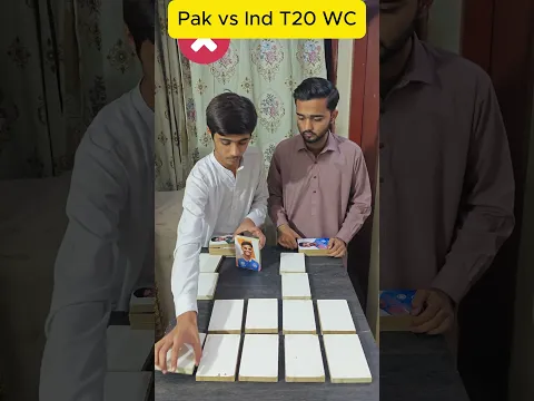 India Vs Pak T20 world cup Matching #challenge #viral #games #shorts