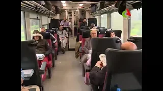 SNTF 1er voyage du train express Coradia sur la ligne Alger-Oran