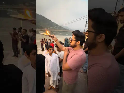 Lucky And Joy Ke Papa Ne Ganga Me Aarti Ki❤️