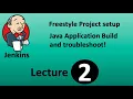 Jenkins Tutorial - Part2 Freestyle project setup Java application build and troubleshoot 30-jul