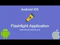 flashlight application for android and ios using ionic1