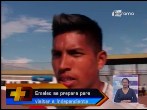 Emelec se prepara para visitar a Independiente