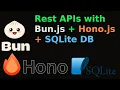 How to build a Rest APIs CRUD App with Bun js and Hono js Web Framework and SQLite