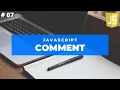 Javascript Comments In Hindi 2020 Part 07 programmer shakil