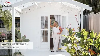 ShedShed Waves Salon - A Dreamy Work From Home Business