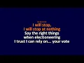 Radiohead - Electioneering - Karaoke Instrumental Lyrics - ObsKure