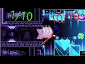 Hypersonic but all parts are from easiest to hardest Geometry Dash