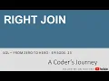 SQL Tutorial - RIGHT JOIN