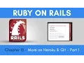 Learn Ruby on Rails from Scratch - Chapter 15