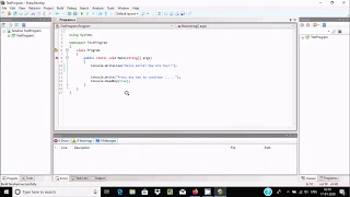 How to Write C Program in SharpDevelop IDE