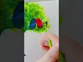 Download Lagu finger tip drawing idea ❤️🎨 with water colours 🖌️ simple drawing ideas #art #viral #trending