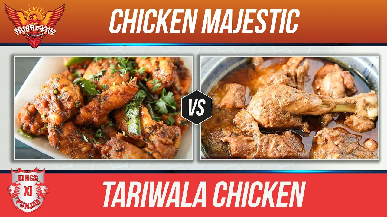 Chicken Majestic vs Tariwala Chicken   Kxip Vs Srh   Chicken Recipes By Smita Deo