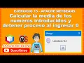 Ejercicio 15 Java - Apache NetBeans