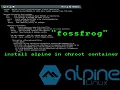 Install Alpine in android fossfrog