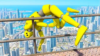 Crash Test Dummy Crazy Jumps and Best Fails (GTA 5 Crash Test Dummy Funny Falls)
